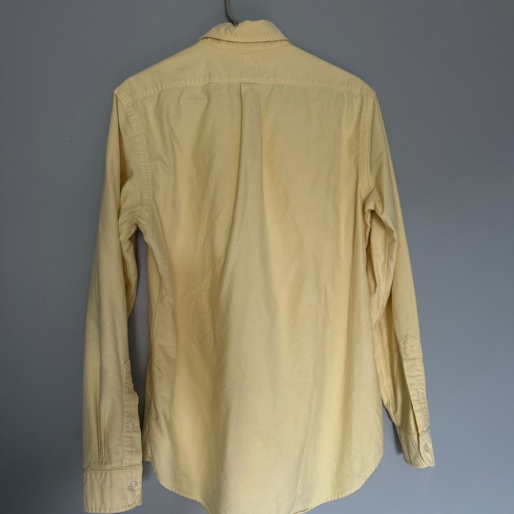 Ralph Lauren Classic Fit Butter Yellow Oxford Shirt